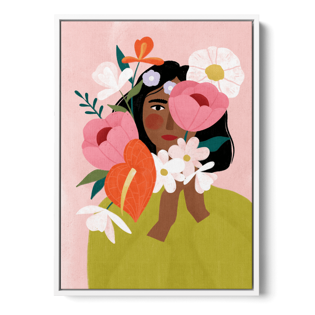 Flower Lady Canvas