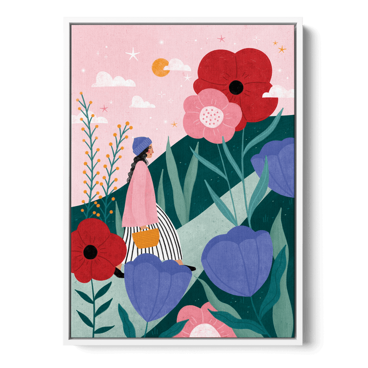 Flower Walk Canvas