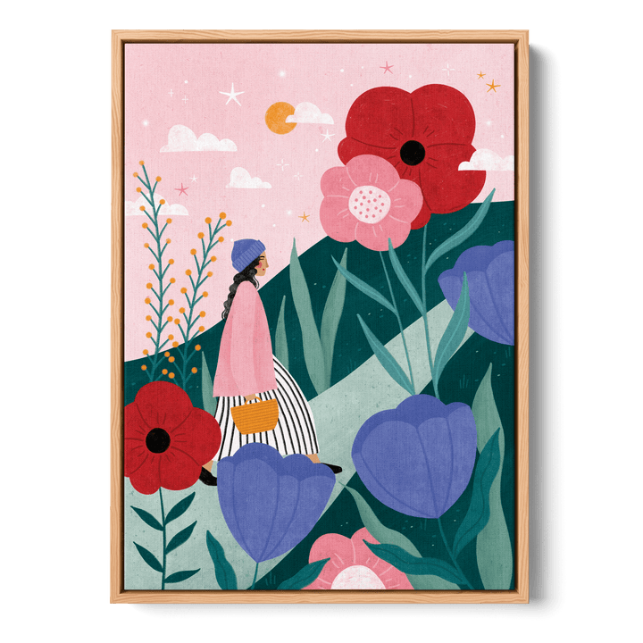 Flower Walk Canvas
