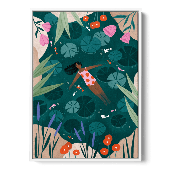 Wild Swimming Canvas