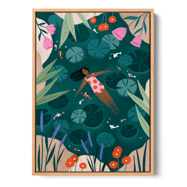Wild Swimming Canvas