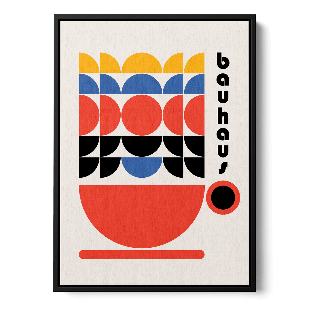 Bauhaus Coffee 70s Canvas