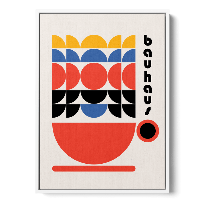 Bauhaus Coffee 70s Canvas