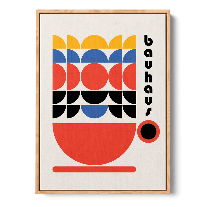 Bauhaus Coffee 70s Canvas