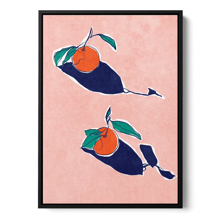 Abstract Oranges Canvas