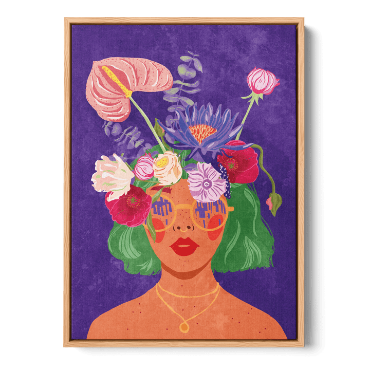 Flower Head Canvas