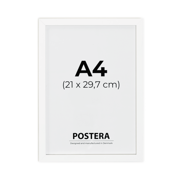 Vit ram - A4