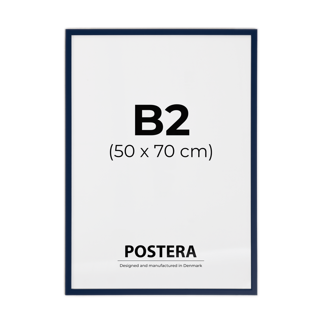 Mörkblå ram - B2