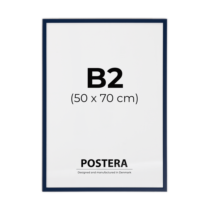 Mörkblå ram - B2