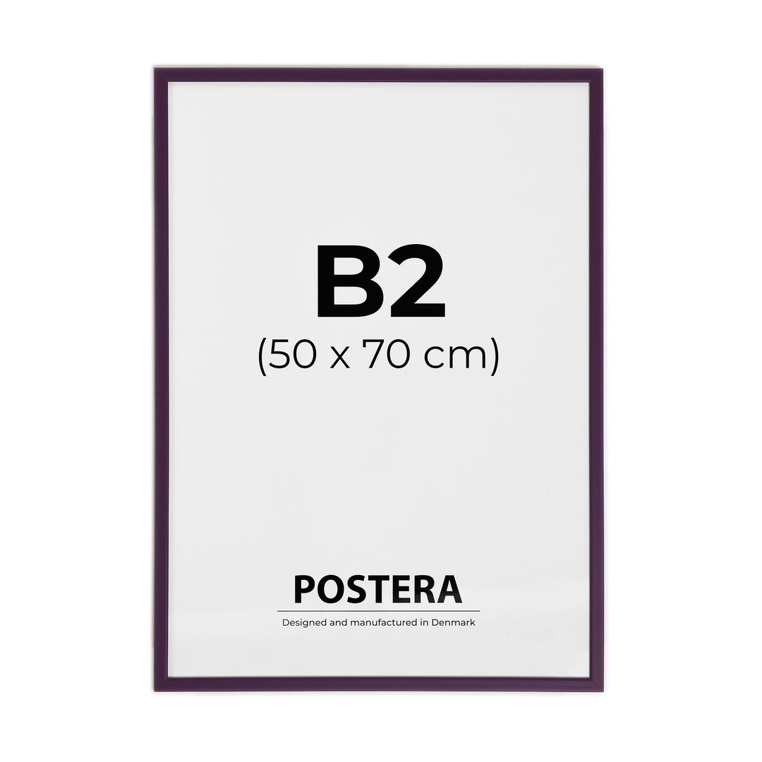 Mörklila ram - B2