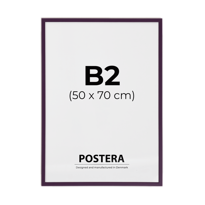 Mörklila ram - B2