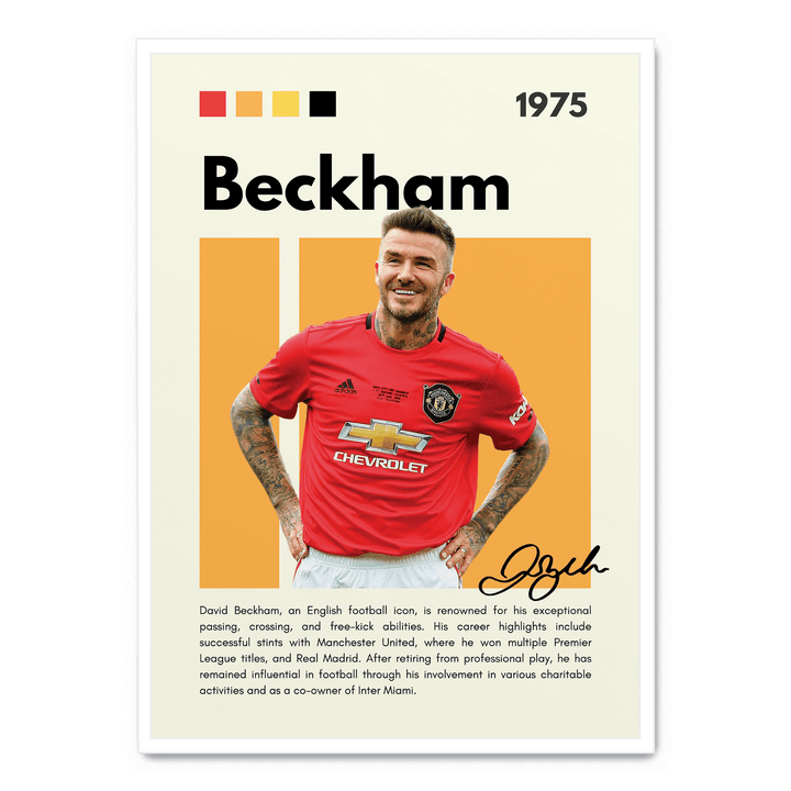 David Beckham Football Icons