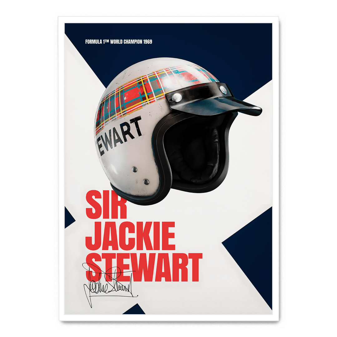 Sir Jackie Stewart Formula Icons