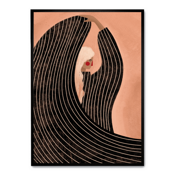 Woman With Black Dress