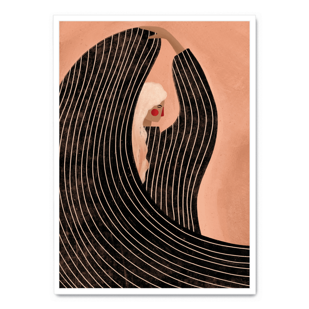 Woman With Black Dress