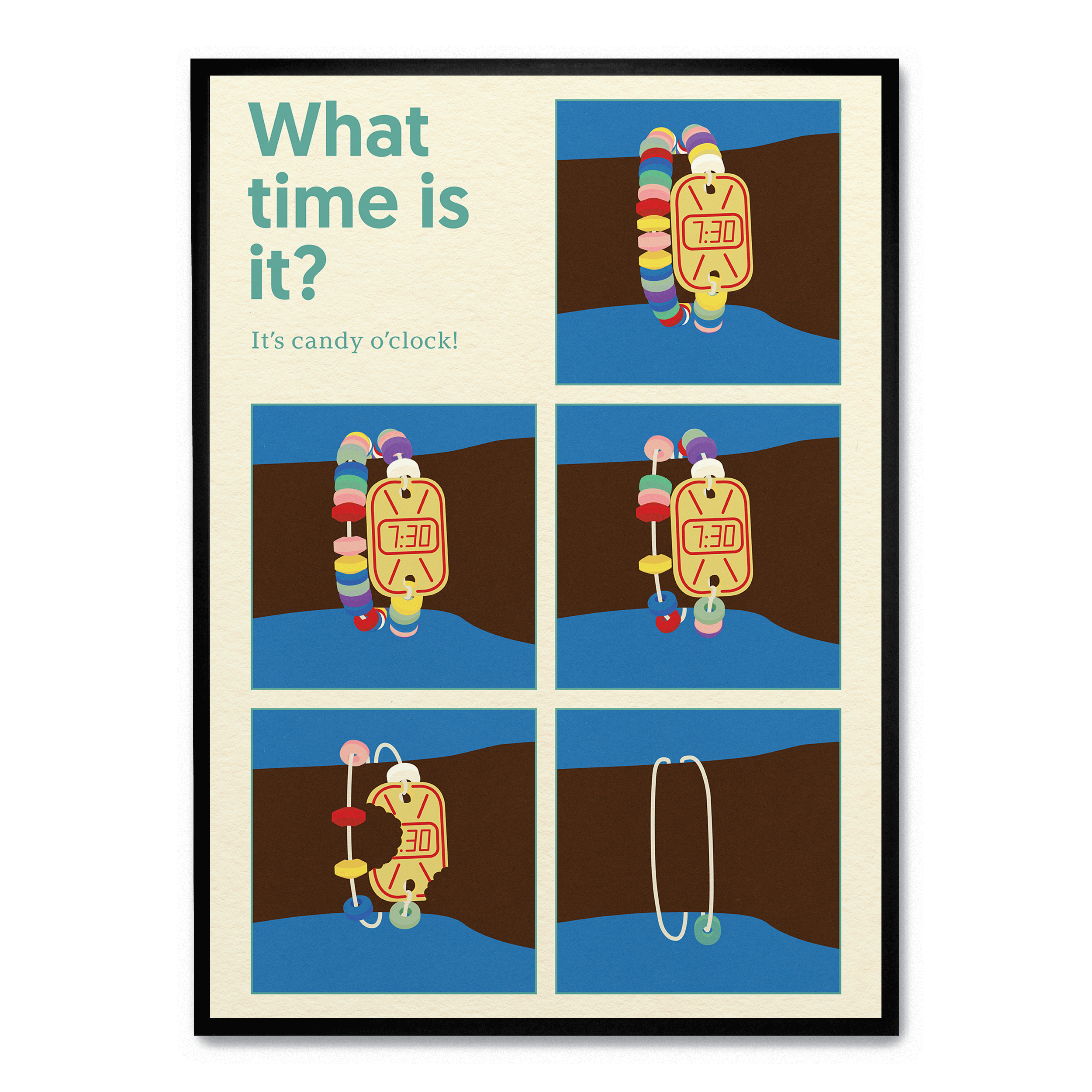 Candy Clock – POSTERA