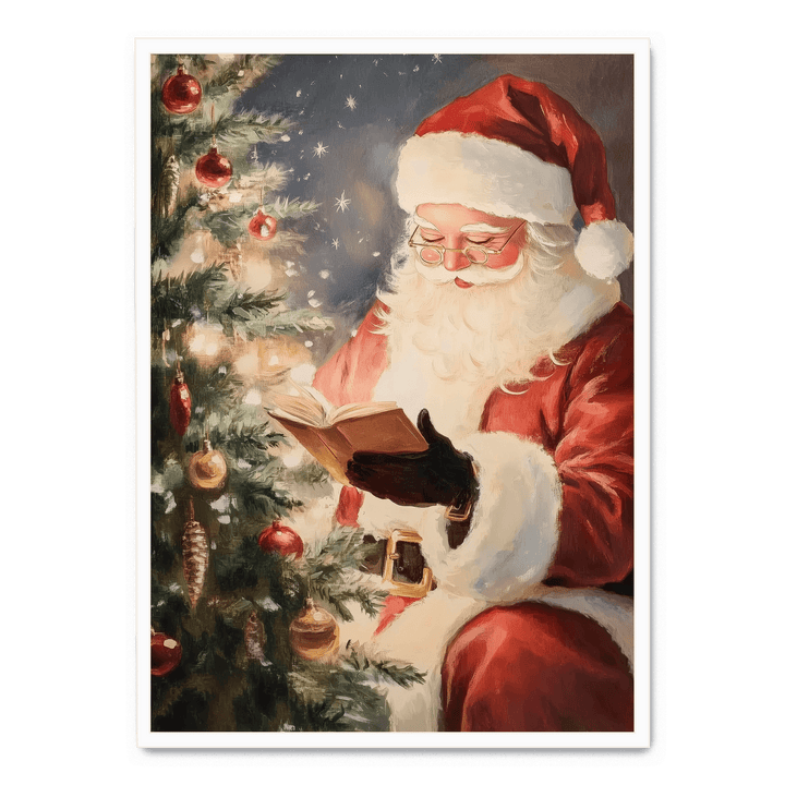 Santa Reading