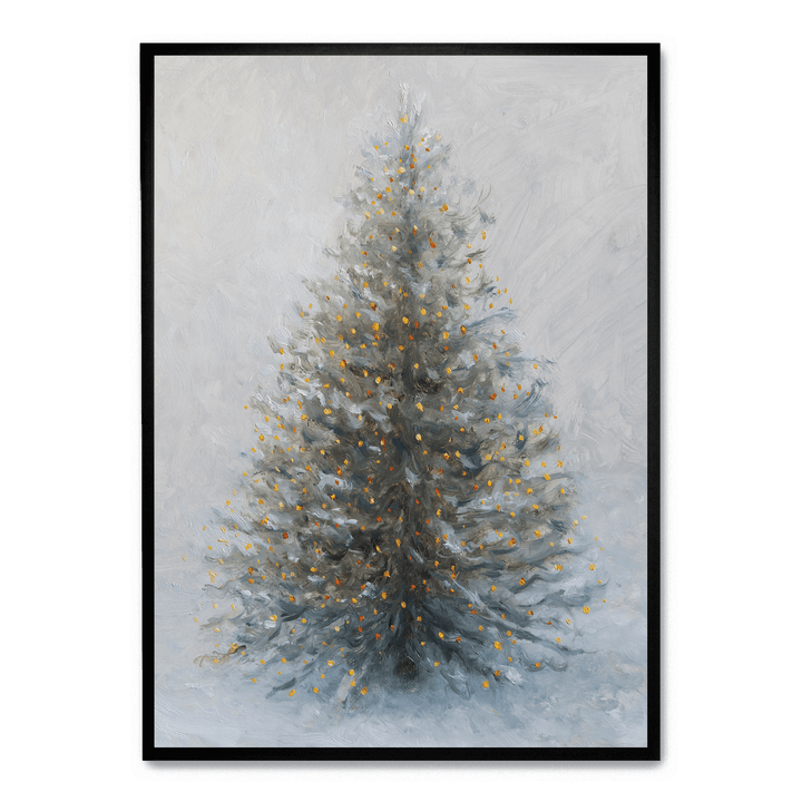 Christmas Tree In Snow