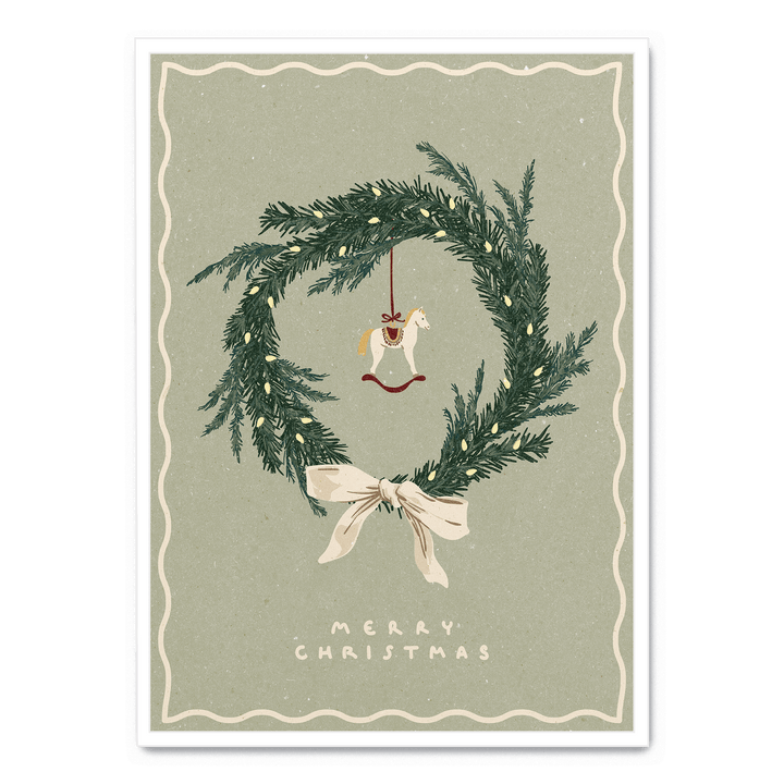 Horse Christmas Wreath