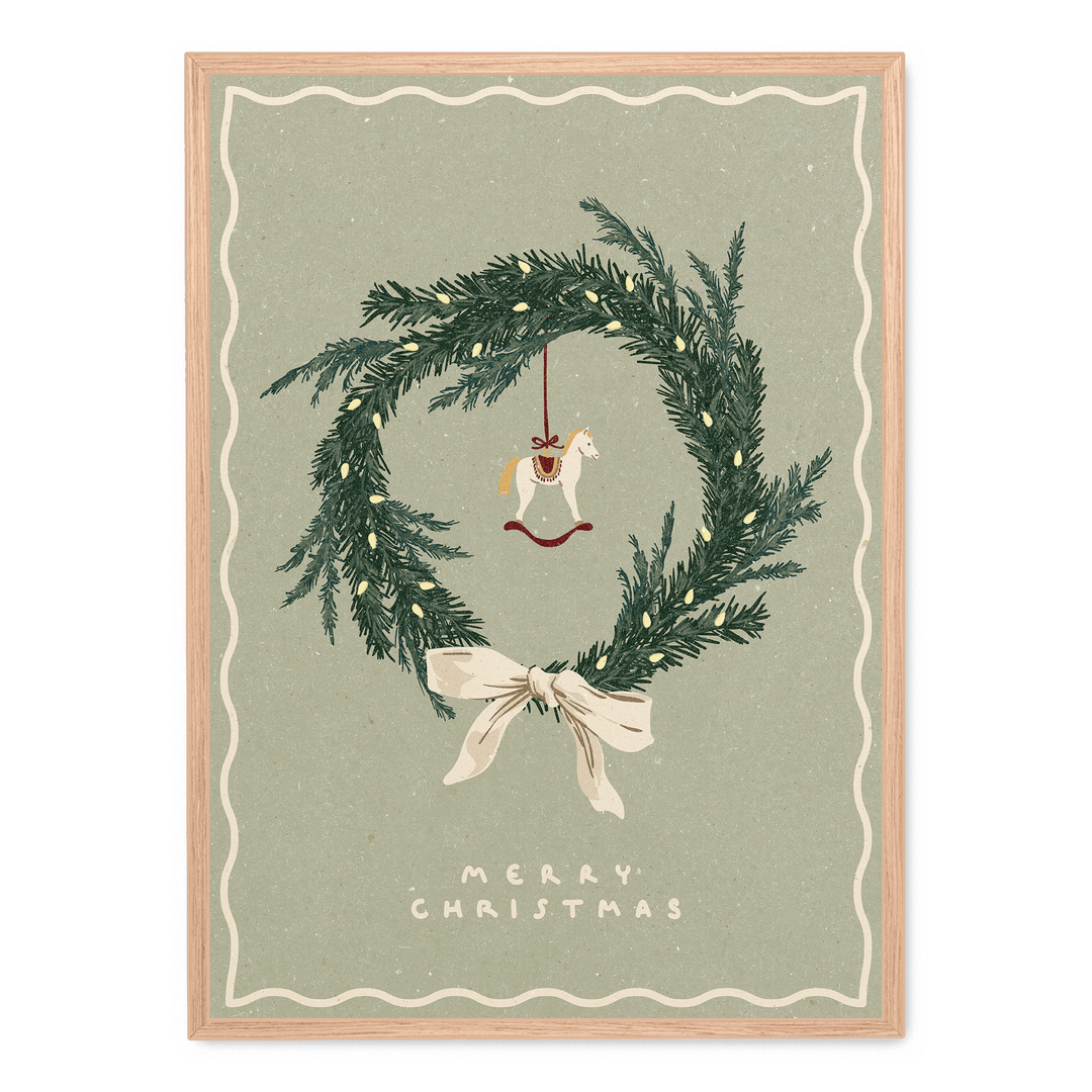 Horse Christmas Wreath