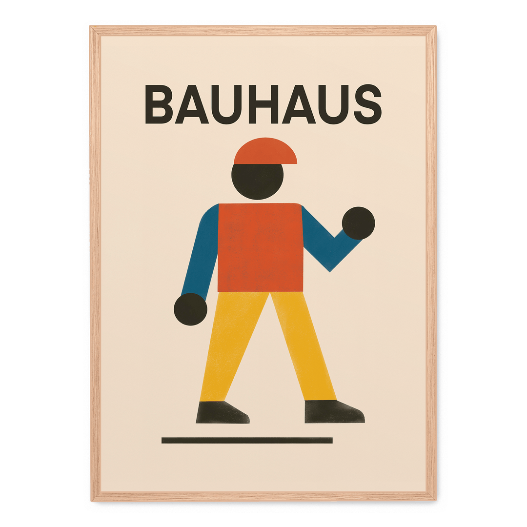 Bauhaus Minimalist Figure