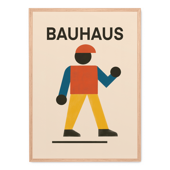 Bauhaus Minimalist Figure
