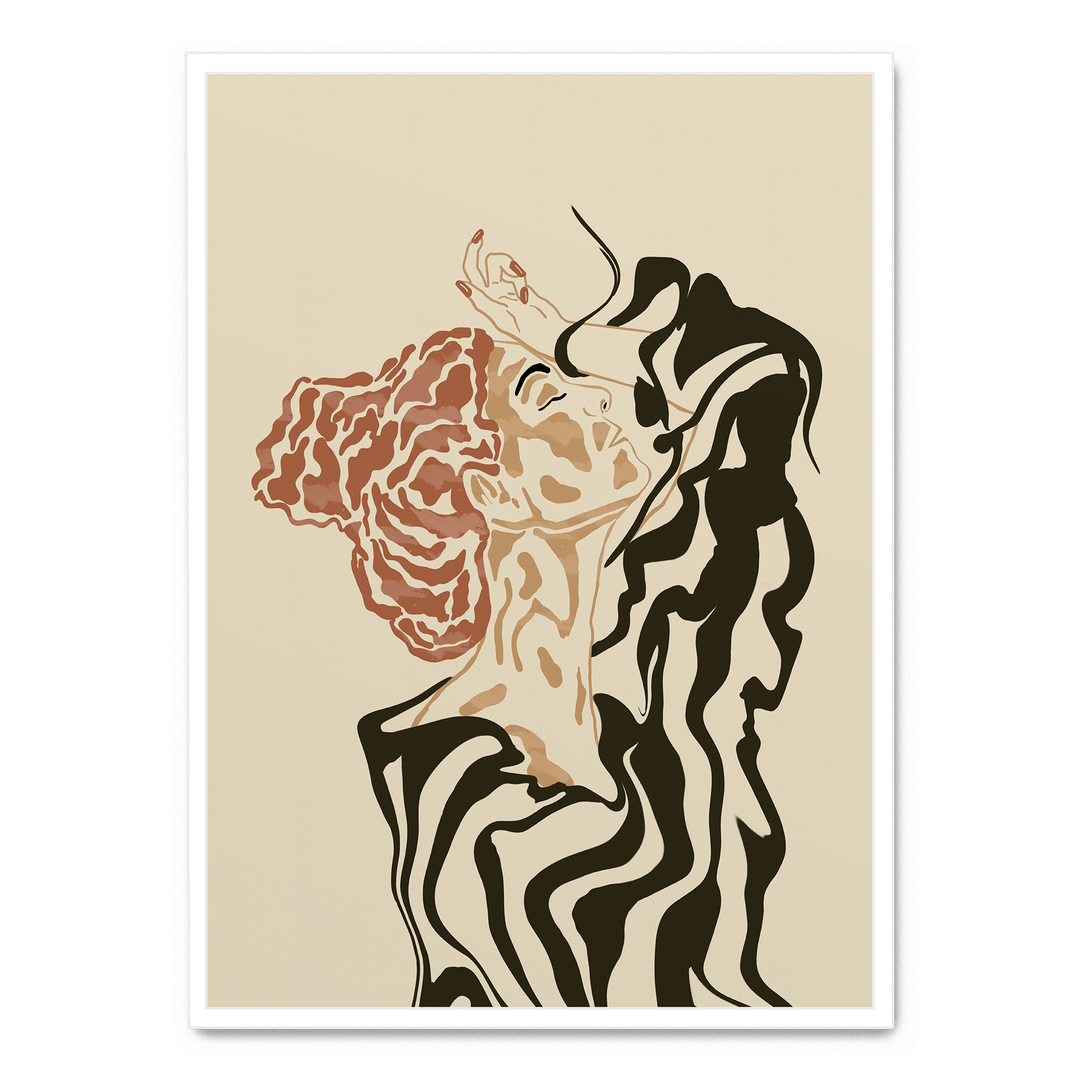 Woman In A Striped Blouse