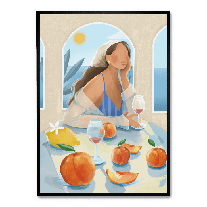 Girl With Peaches