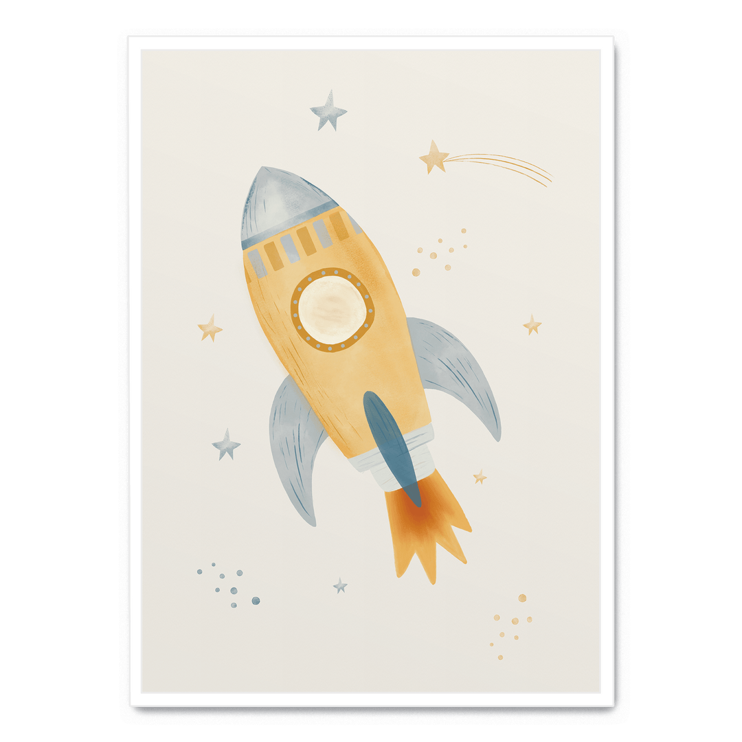Whimsical Space Rocket