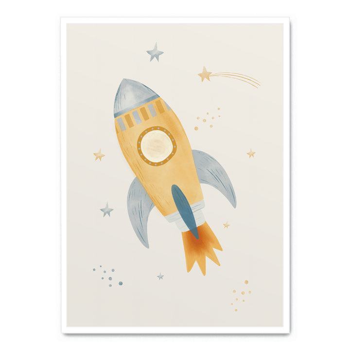 Whimsical Space Rocket
