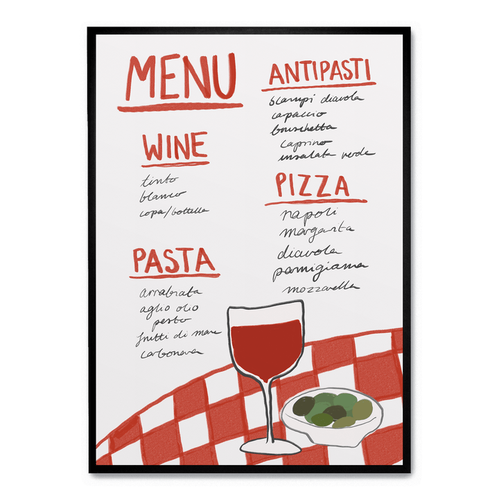 Italian Menu