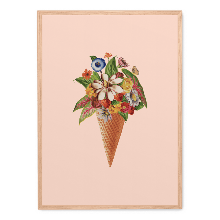 Botanical Pink Ice Cream