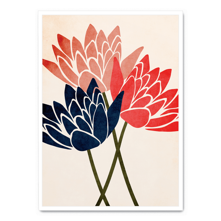 Three Dancing Blossoms