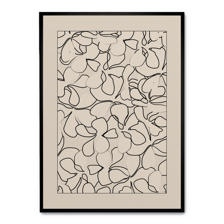 Abstract Flower Lines