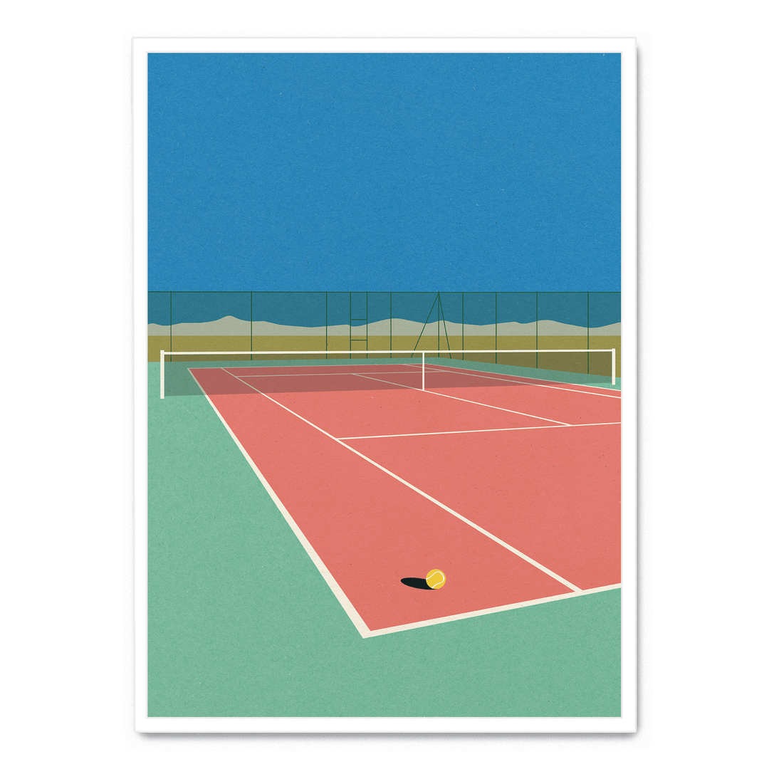 Tennis Court In The Desert