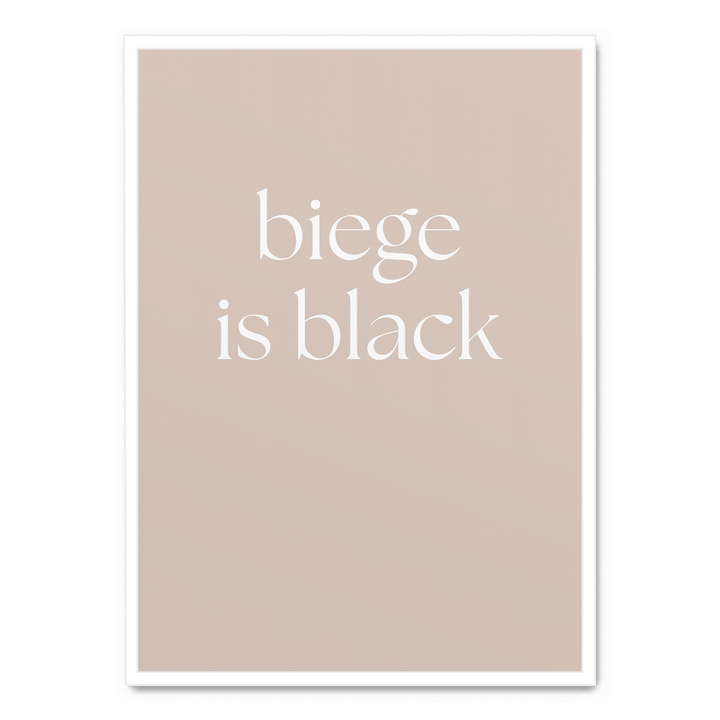 Beige Is Black