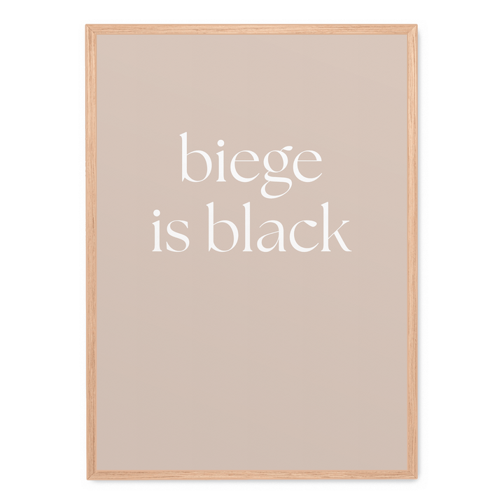 Beige Is Black