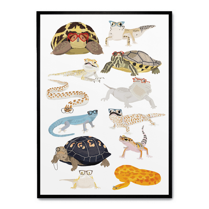Reptiles In Glasses
