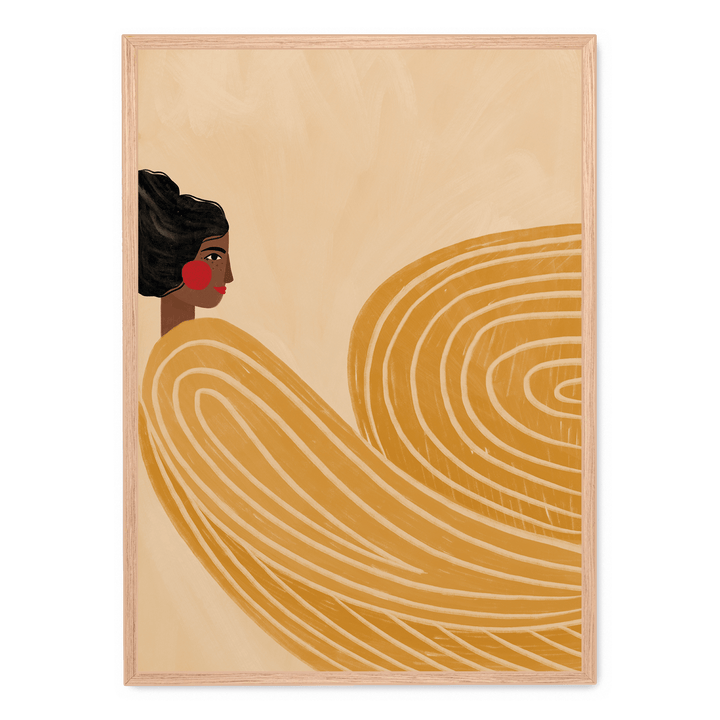 Woman With Yellow Stripes