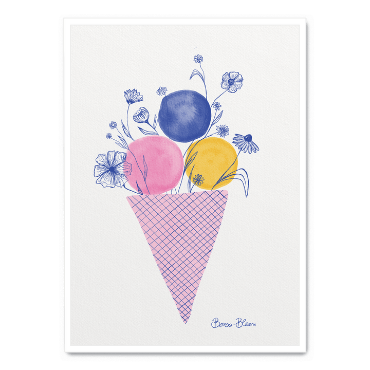 Ice Cream Flowers