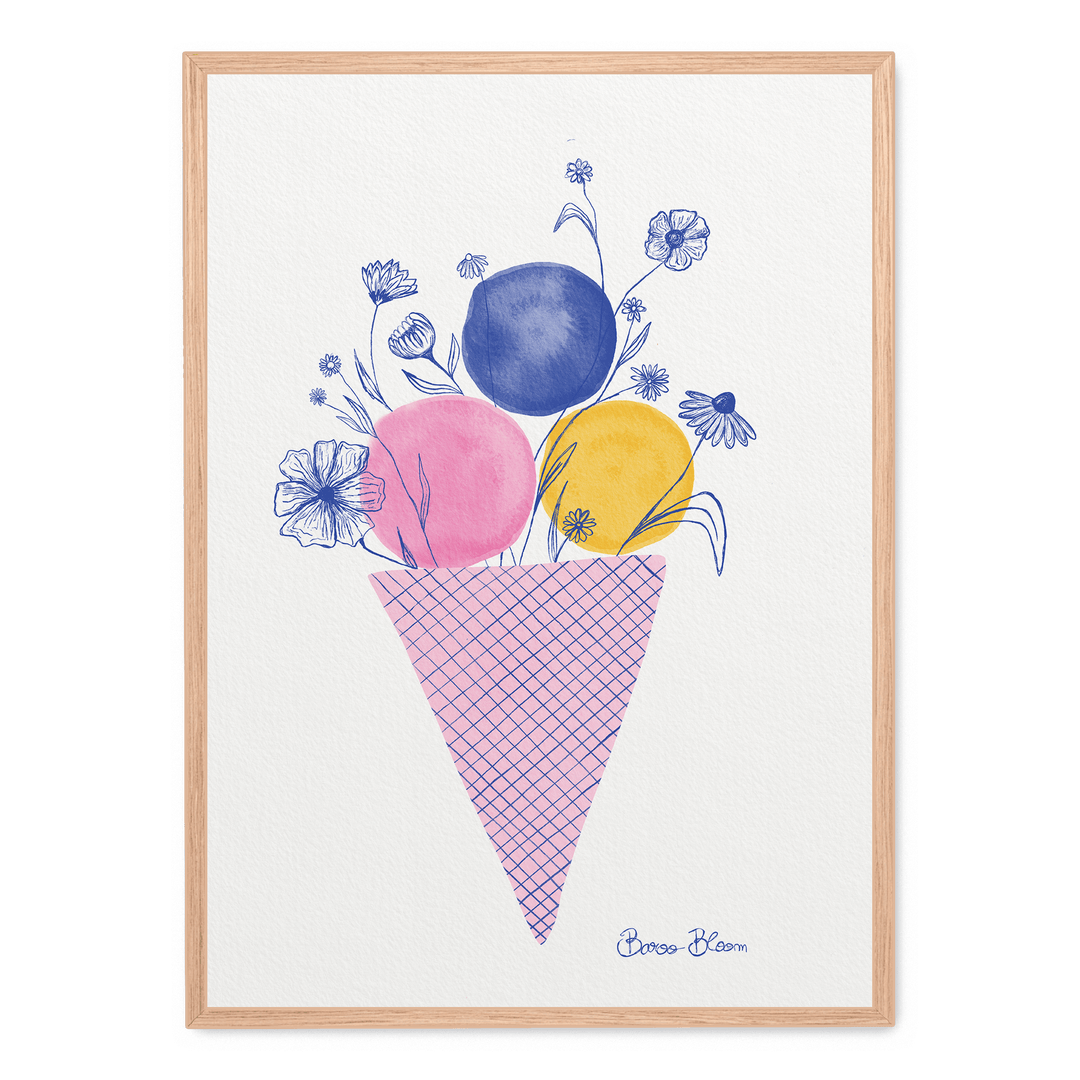 Ice Cream Flowers
