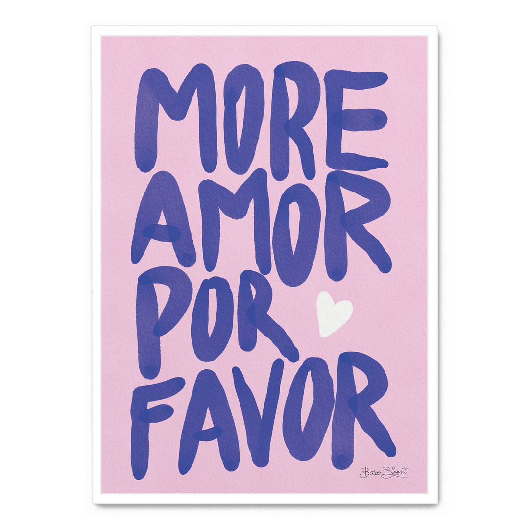 More Amor Por Favor Blue