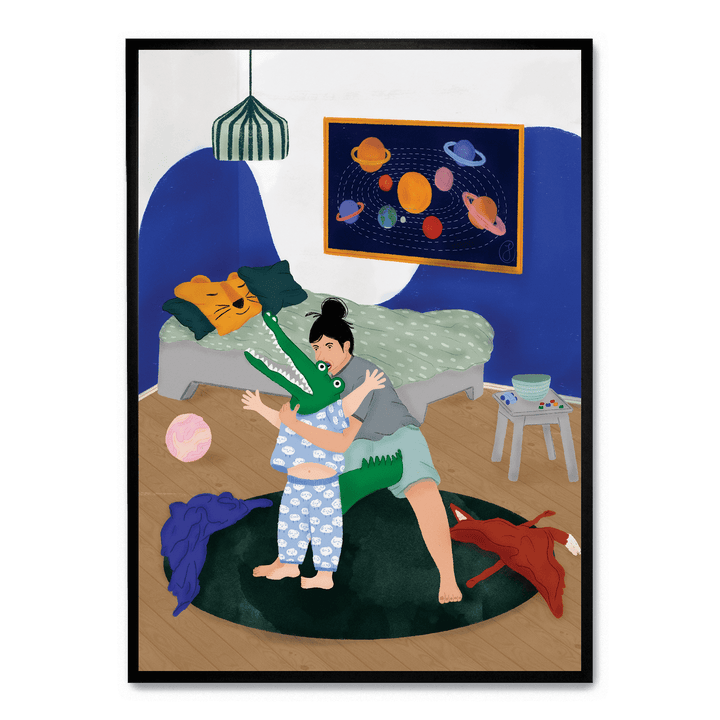 Bedtime Pyjama Wrestling