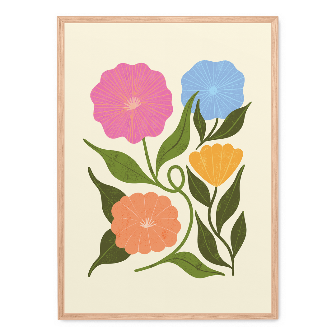 Colorful Abstract Flowers