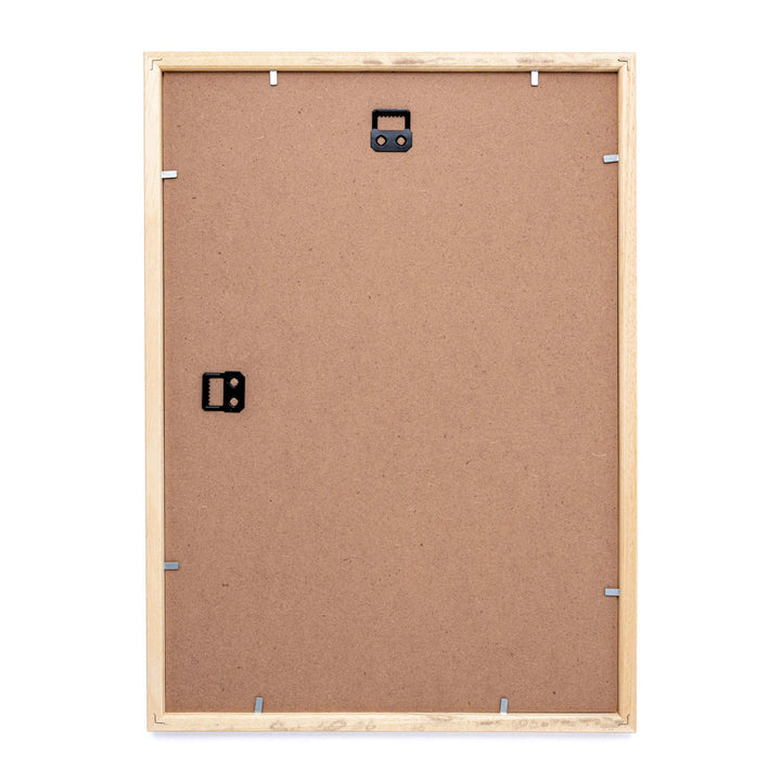 Bagside af hvid ramme i størrelse A3 fra Postera