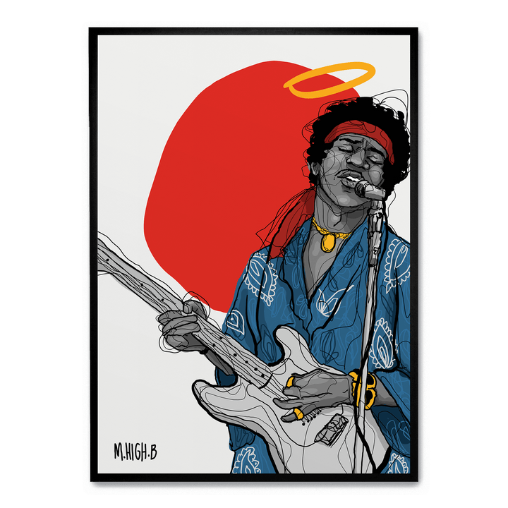 Jimi Hendrix x M.HIGH.B
