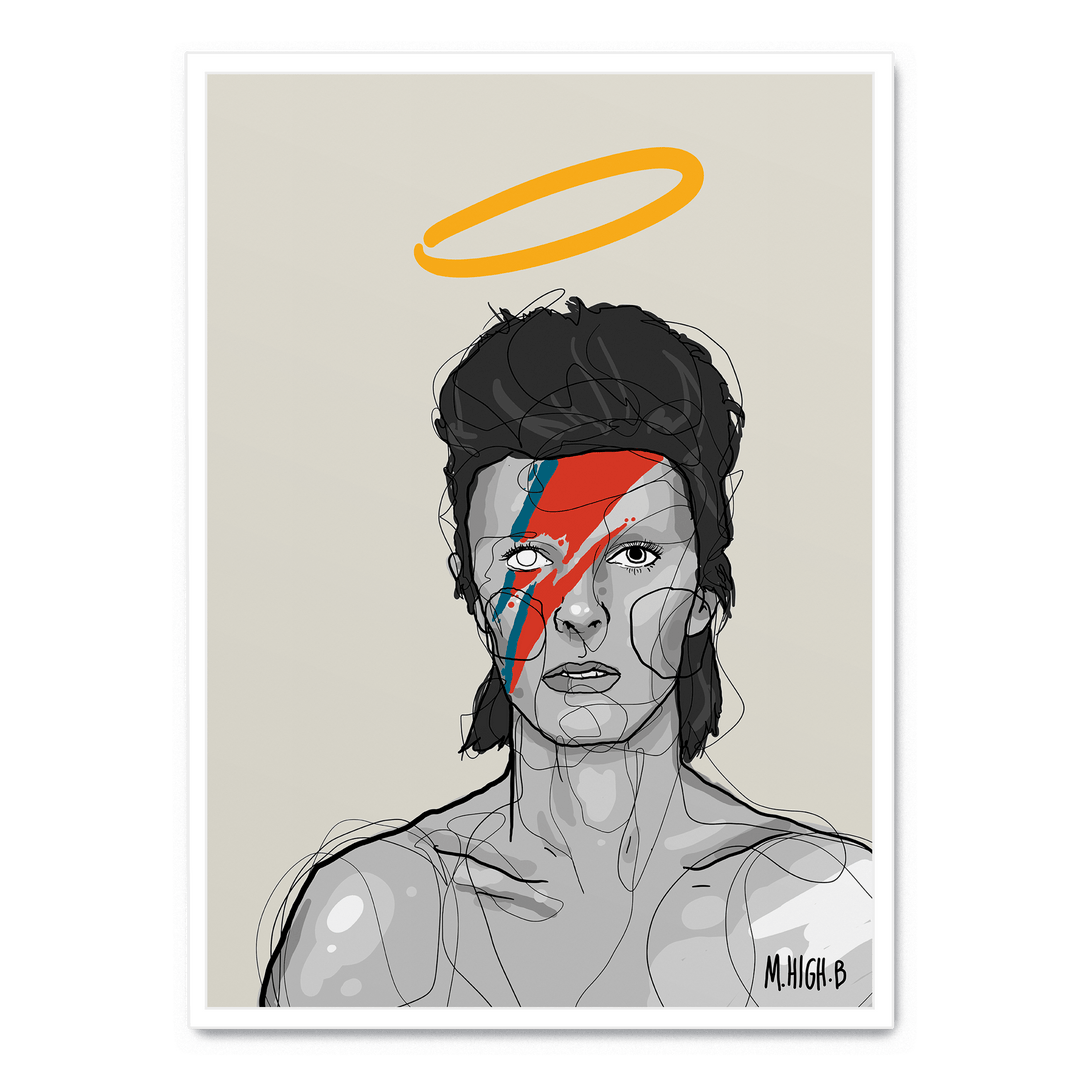 David Bowie x M.HIGH.B