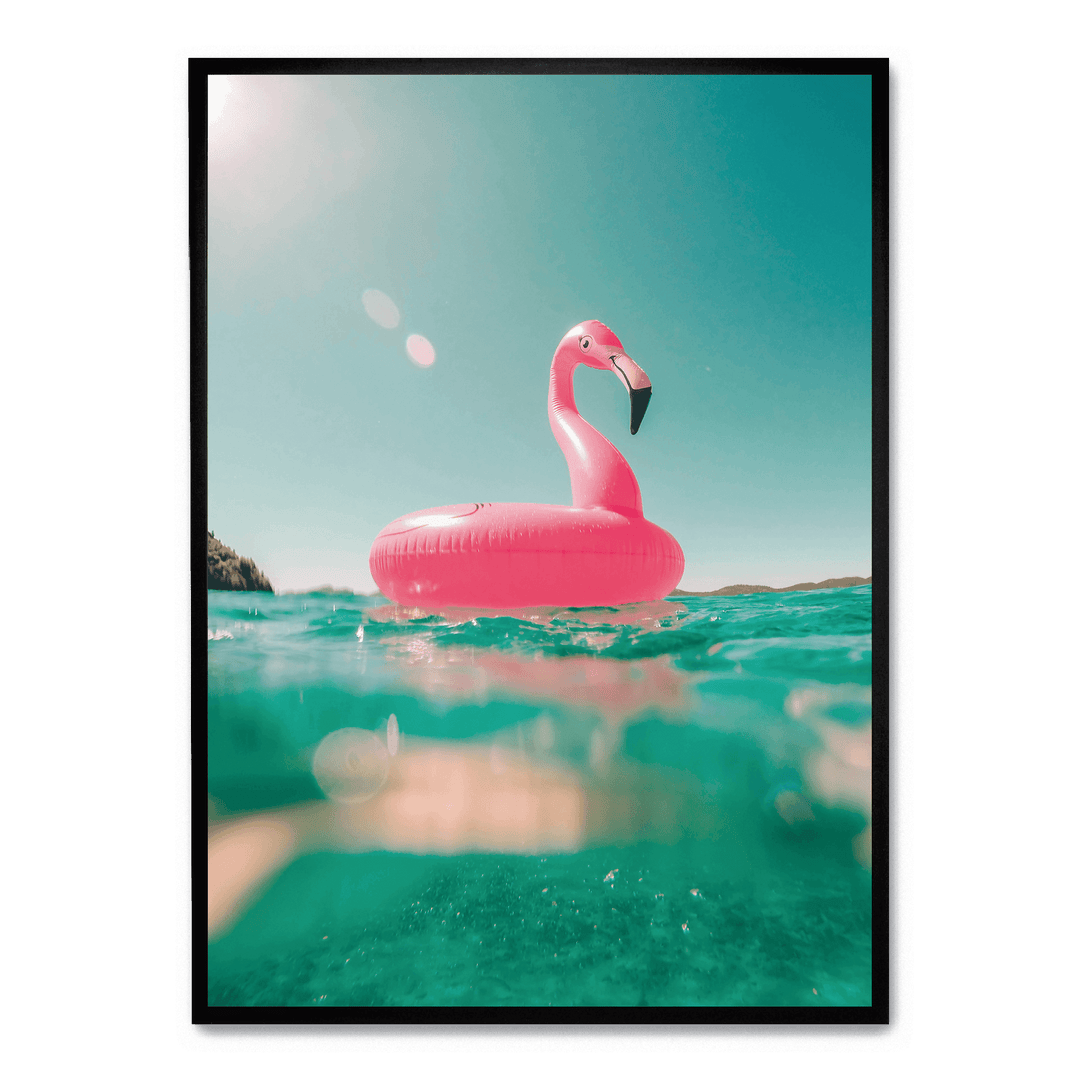 Floating Flamingo
