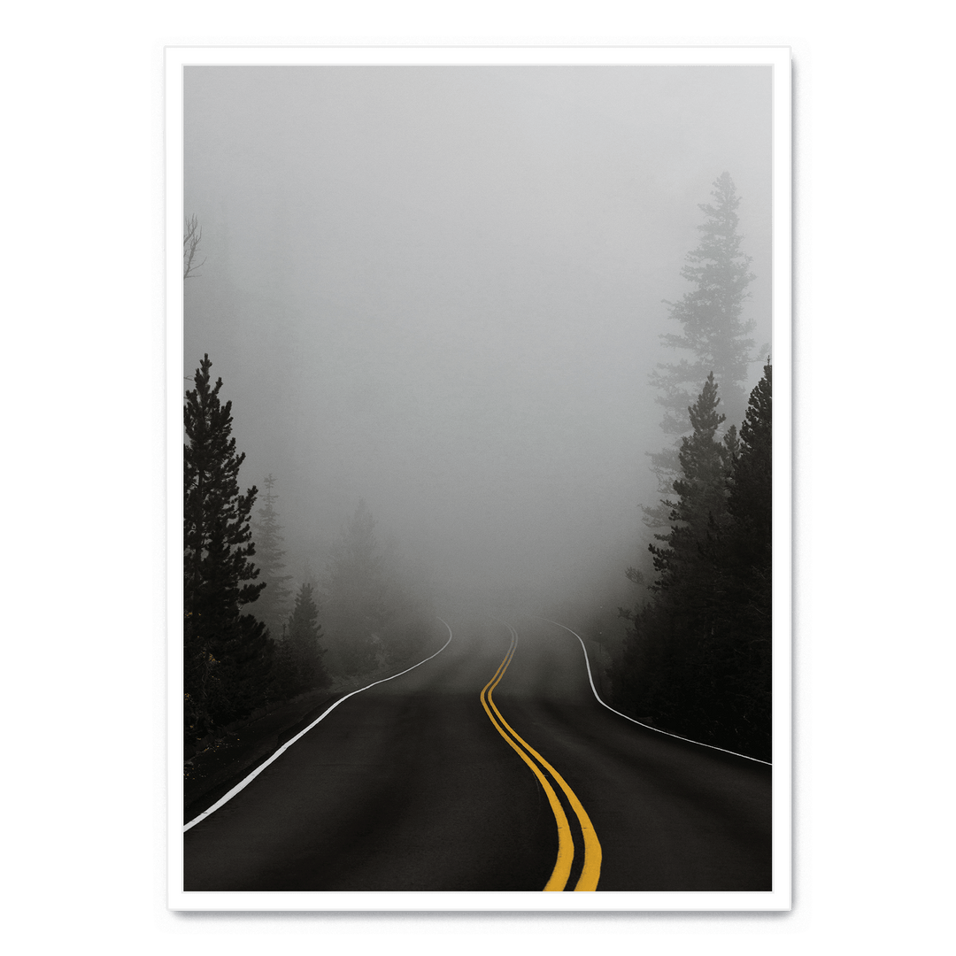 Highway With Fog