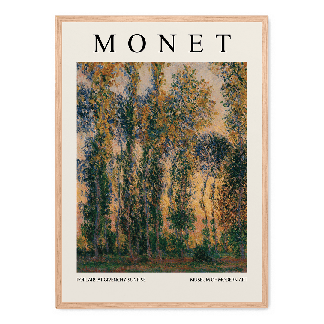 Poplars At Givenchy, Sunrise